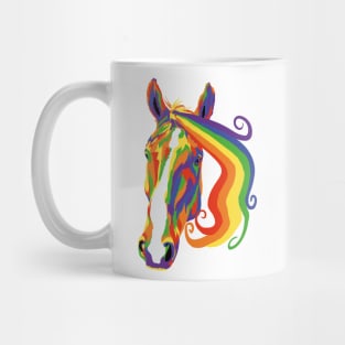 Rainbow Suffolk Punch Horse - Suffolk Pride 2019 Mug